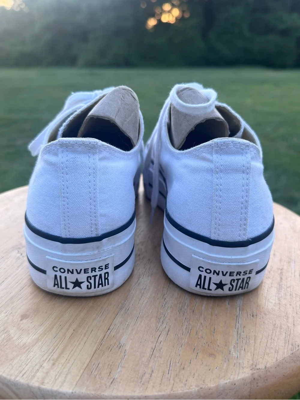 Ladies Converse Chuck Taylor All Star Platform Sneakers - Picture 5 of 7